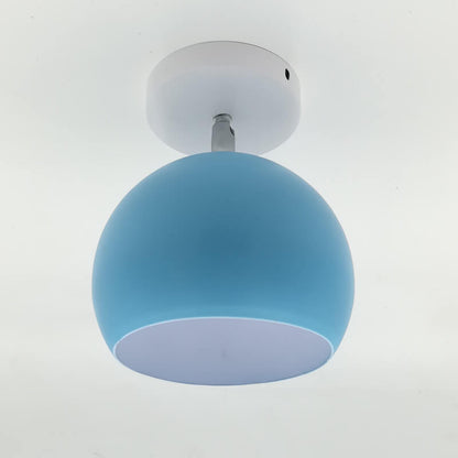 Moderne `Scandinavische Minimalistische Plafondlamp – IJzer & Hout in Meerdere Kleuren