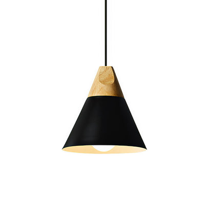 Ovia – Scandinavische Hanglamp van Hout & Aluminium