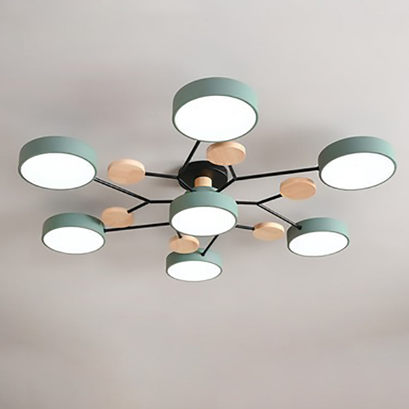 Scandinavische LED Plafondlamp Moleculair Design & Moderne Sfeerverlichting