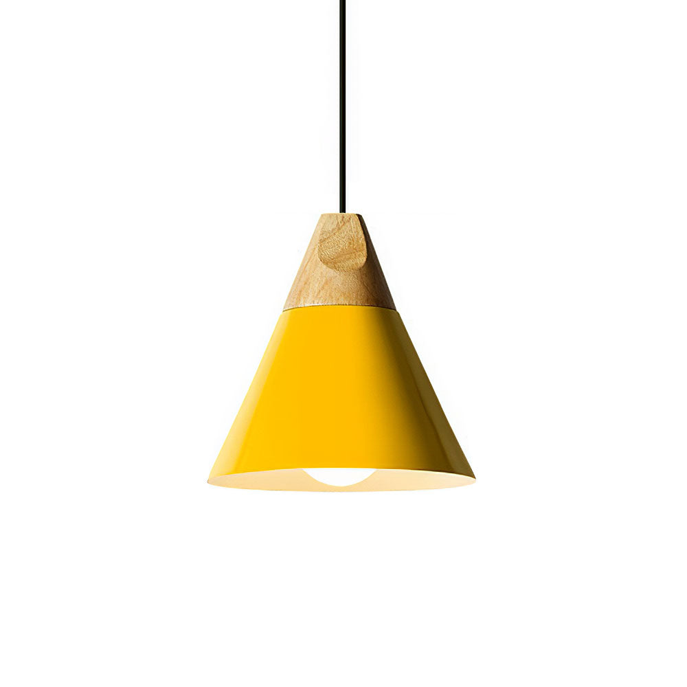 Ovia – Scandinavische Hanglamp van Hout & Aluminium