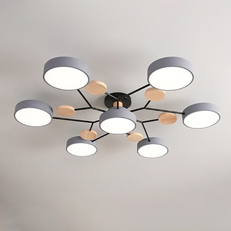 Scandinavische LED Plafondlamp Moleculair Design & Moderne Sfeerverlichting