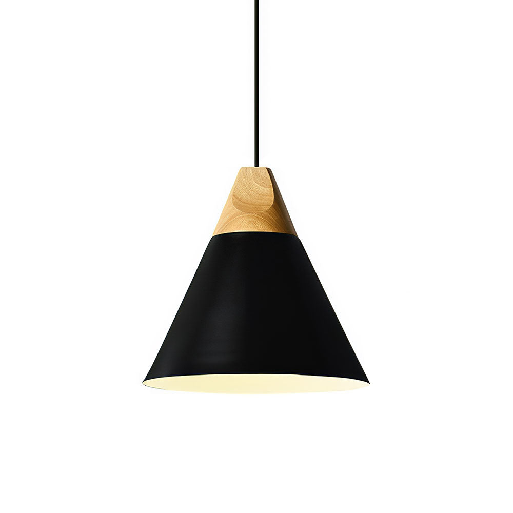Ovia – Scandinavische Hanglamp van Hout & Aluminium