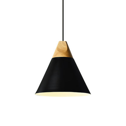 Ovia – Scandinavische Hanglamp van Hout & Aluminium