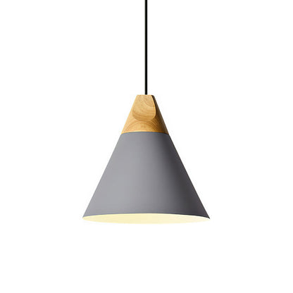 Ovia – Scandinavische Hanglamp van Hout & Aluminium