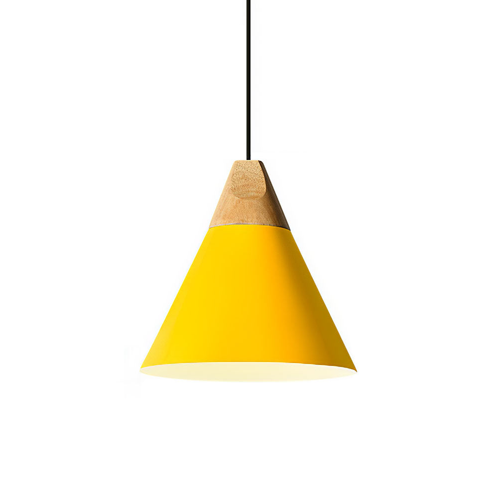 Ovia – Scandinavische Hanglamp van Hout & Aluminium