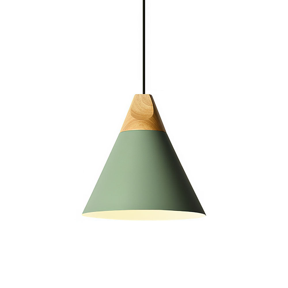 Ovia – Scandinavische Hanglamp van Hout & Aluminium