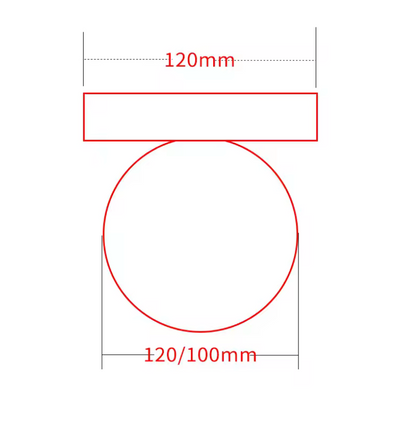 Nero - Minimalistische Scandinavische Wandlamp met Glazen Kap