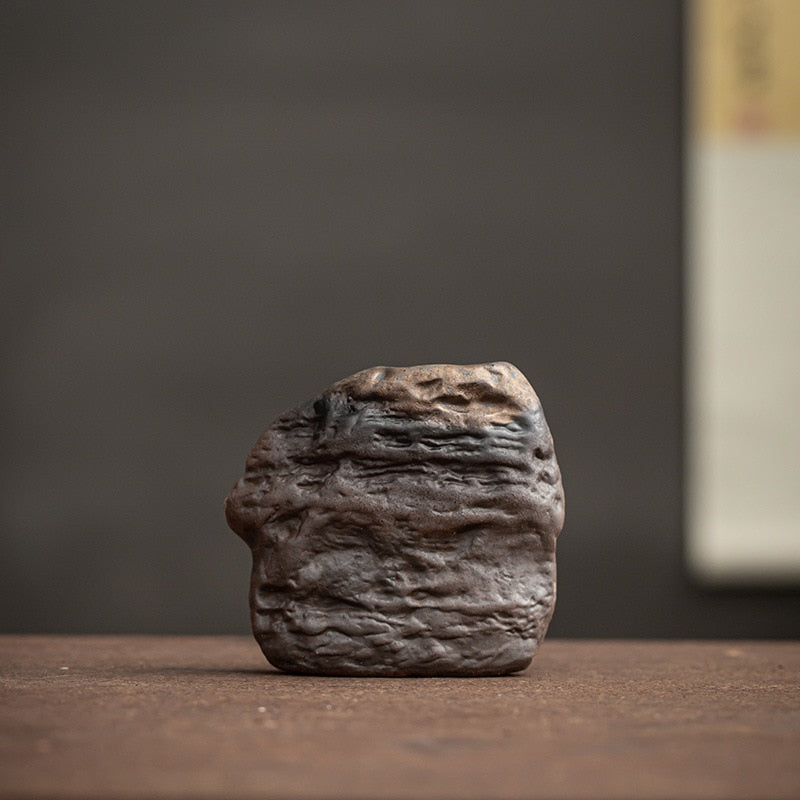 Keramieken Vaas Collectie Japans Stenen Design