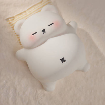 Lumio – Knuffelige IJsbeer Nachtlamp met Adem- en Snurkfunctie