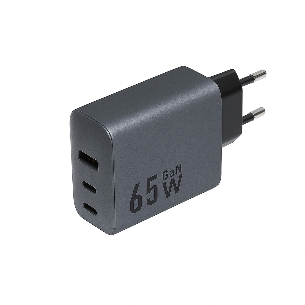 Lumio - 65W GaN Snellader – USB-C & USB-A - Compact & Krachtig