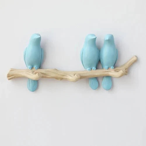 Hars Wandkapstok met Vogelmotief – Stijlvol, Duurzaam & Functioneel