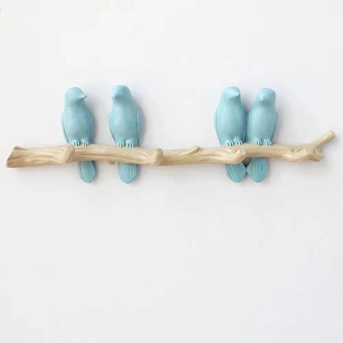 Hars Wandkapstok met Vogelmotief – Stijlvol, Duurzaam & Functioneel