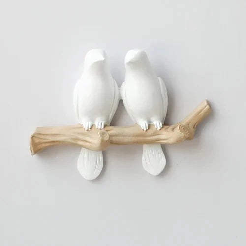 Hars Wandkapstok met Vogelmotief – Stijlvol, Duurzaam & Functioneel
