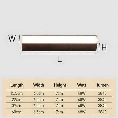 Stilo – Longtube Buitenlamp Muur met Geïntegreerde LED & Modern Design