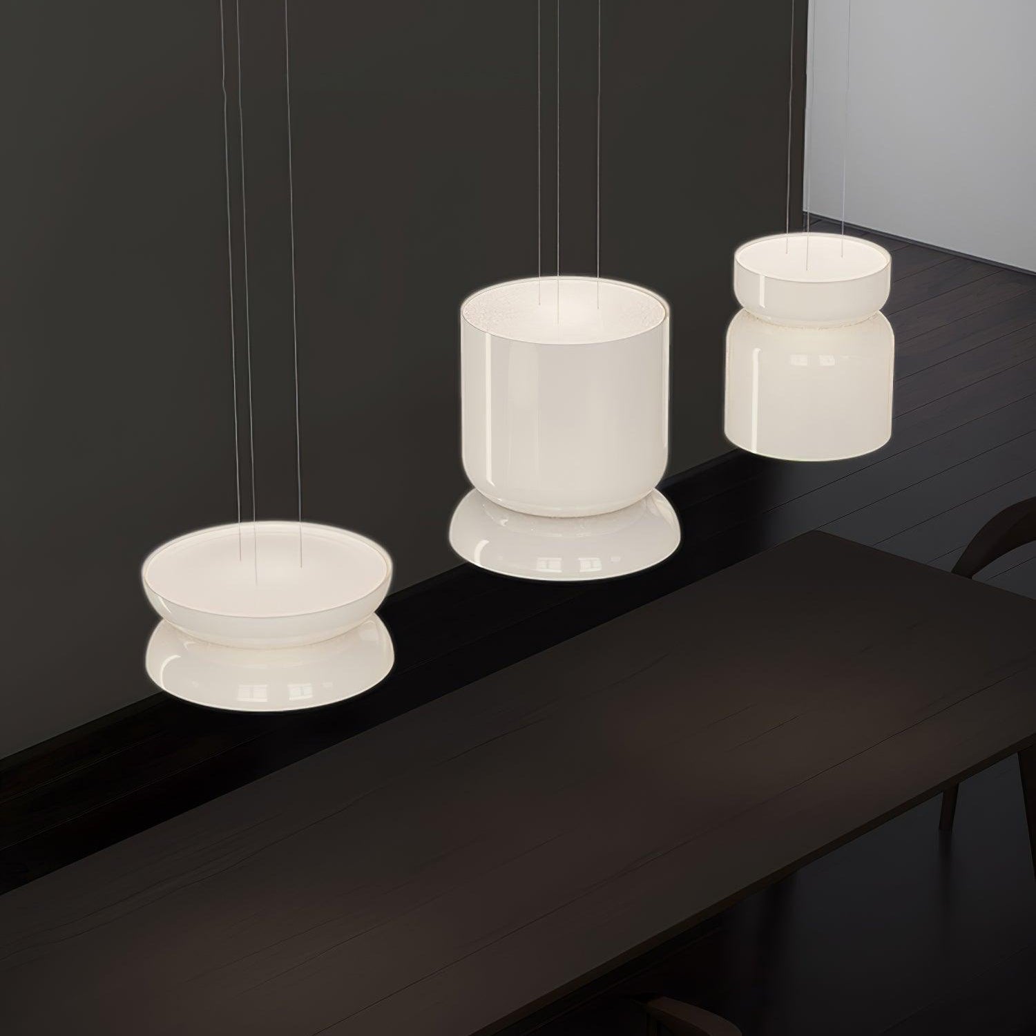 Glazen LED Hanglamp met Modern & Sfeervol Design