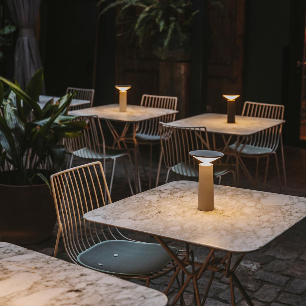 Minimalistische Draadloze Tafellamp met 360° Rotatie