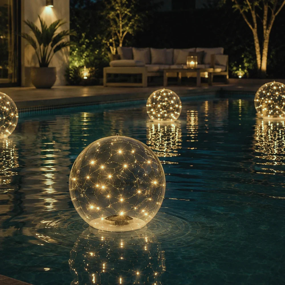 Drijvende Solar Zwembadlamp | Waterdichte Tuin- & Buitenlamp