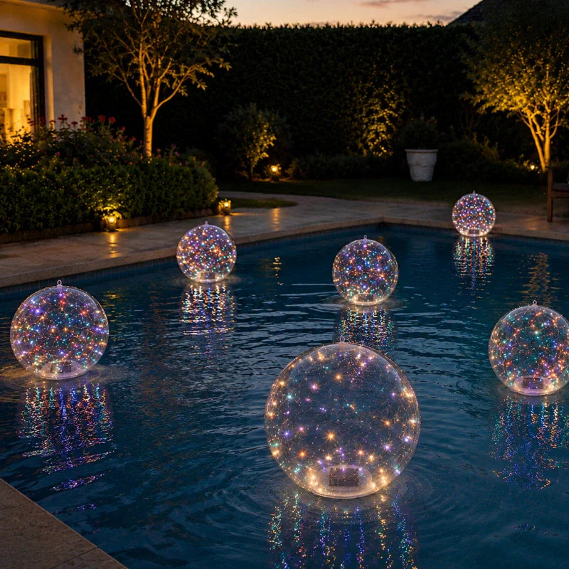 Drijvende Solar Zwembadlamp | Waterdichte Tuin- & Buitenlamp