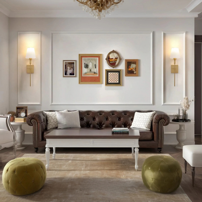 Alva - Classic Elegante Wandlamp draadloos met vintage luxe & afstandsbediening