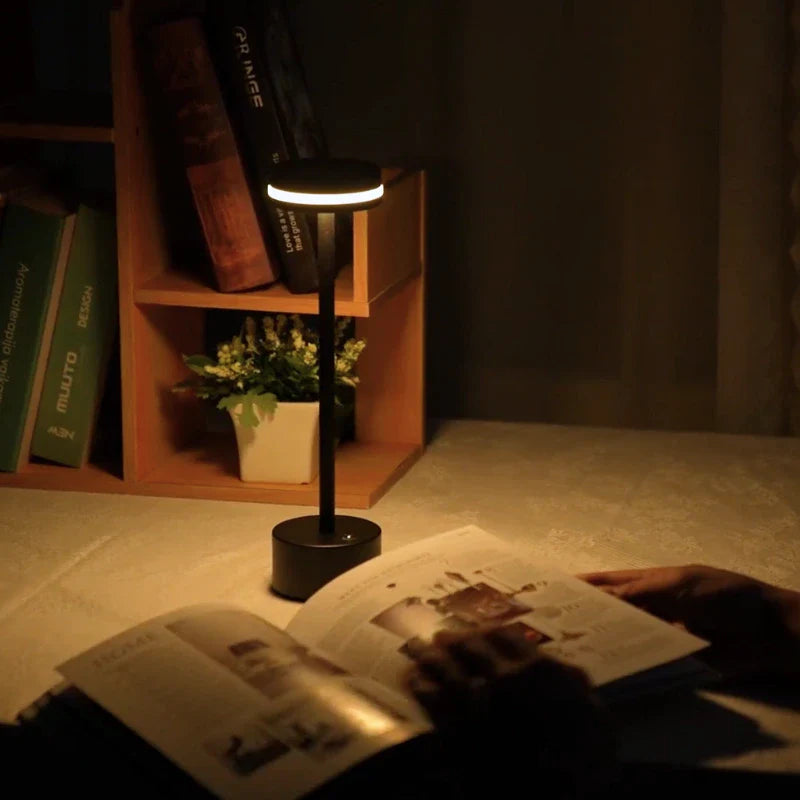 Mirora - Stijlvolle draadloze tafellamp met 3 lichtkleuren en dimfunctie