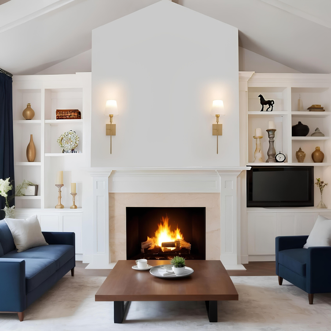 Alva - Classic Elegante Wandlamp draadloos met vintage luxe & afstandsbediening