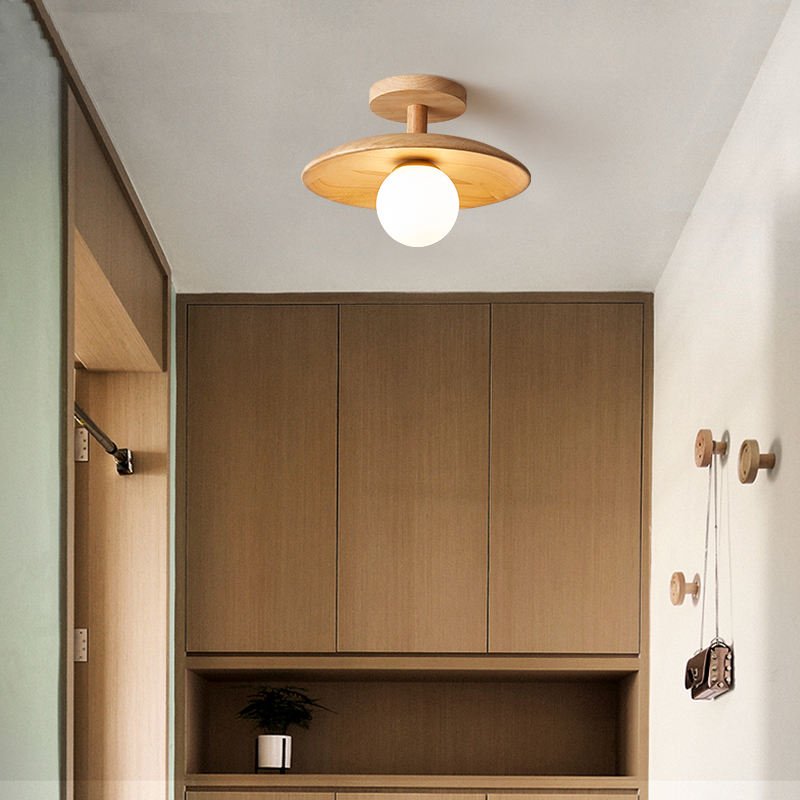 Tiko - Tijdloze Japandi Plafondlamp voor Binnen en Buiten