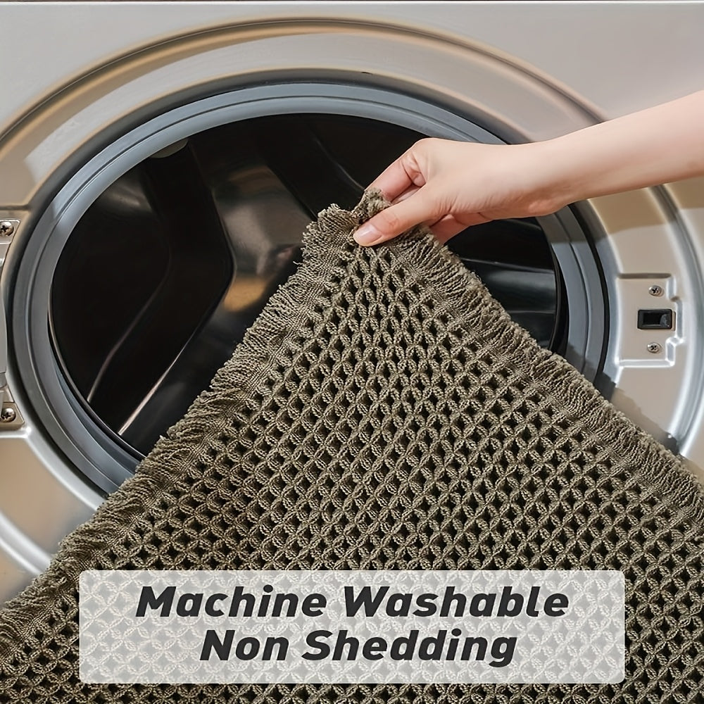 Ultra Absorberende Antislip Badmat – Wafelstructuur & Machinewasbaar Comfort