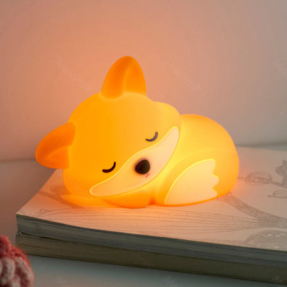 Foxy - Vos Nachtlamp met LED en Tap-bediening