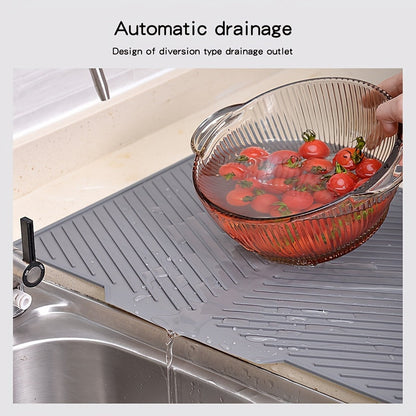 Siliconen Keuken Droogmat – Antislip, Hittebestendig & Vaatwasmachinebestendig