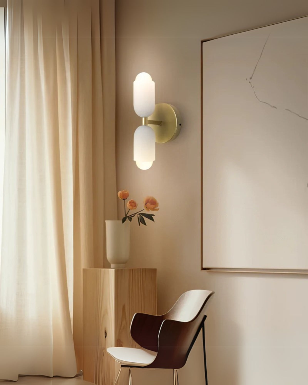 Moderne Wandlamp voor Sfeervolle en Zachte Verlichting in Huis