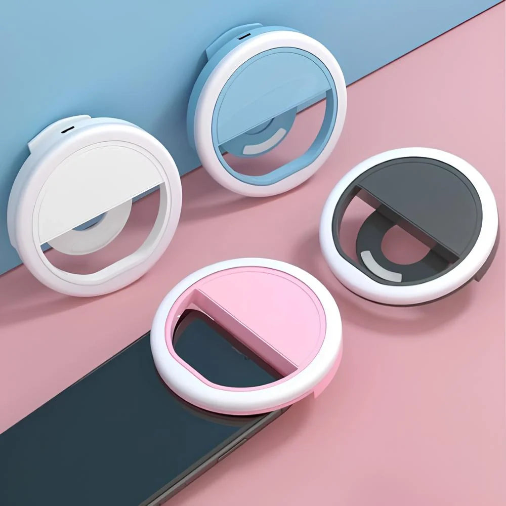 Selfie Ring Light – Compact Clip-On Lamp for Perfect Photos & Videos