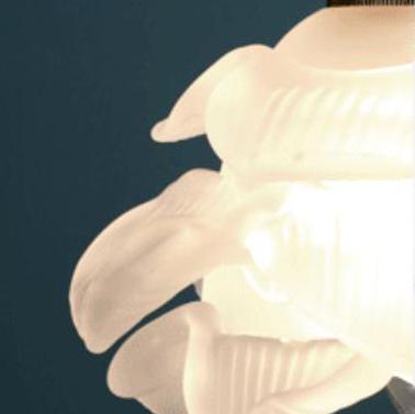 Franse Koperen Hanglamp met Glazen Kap – Verstelbaar Snoer