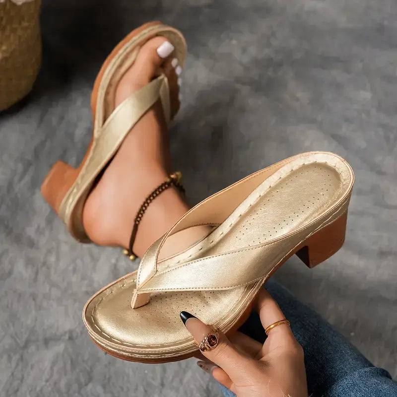 Laluna® |  Orthopedische Slipper met Hak