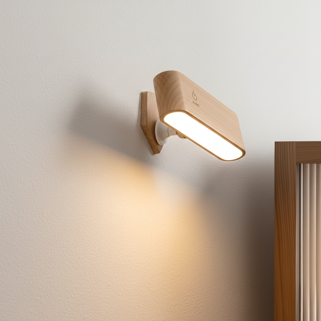 Stijlvolle Draaibare wandlamp met Magnetische montage