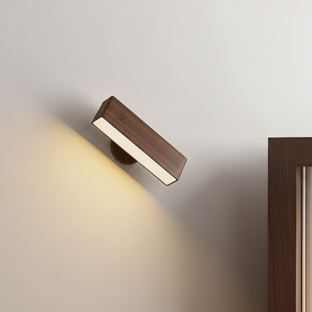 Stijlvolle Draaibare wandlamp met Magnetische montage