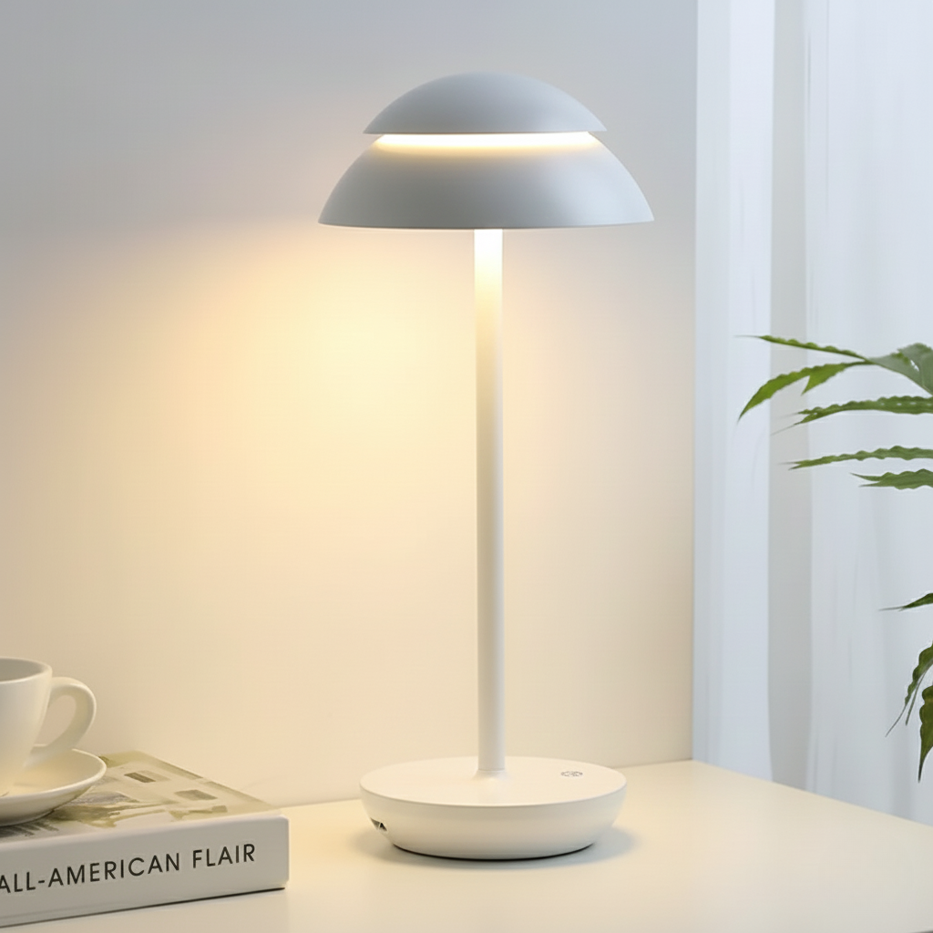 Stijlvolle Aluminium tafellamp met Dimfunctie