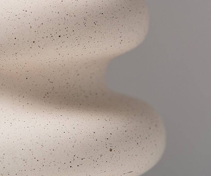 Lumio – Japandi Keramische Vaas Minimalistisch Design in Beige