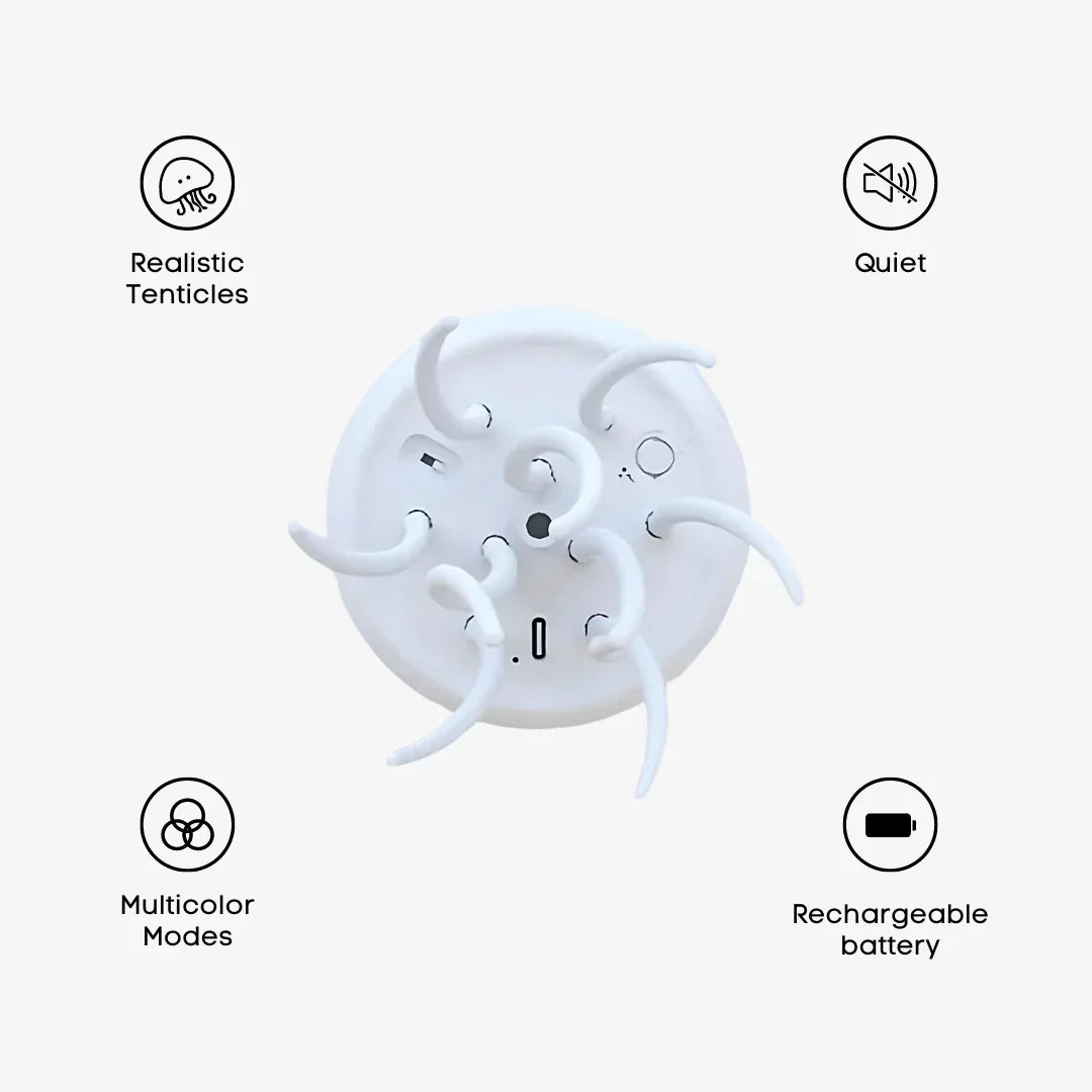 Aqua – Kwal LED Medusenlamp met Dansende Effecten & Afstandsbediening