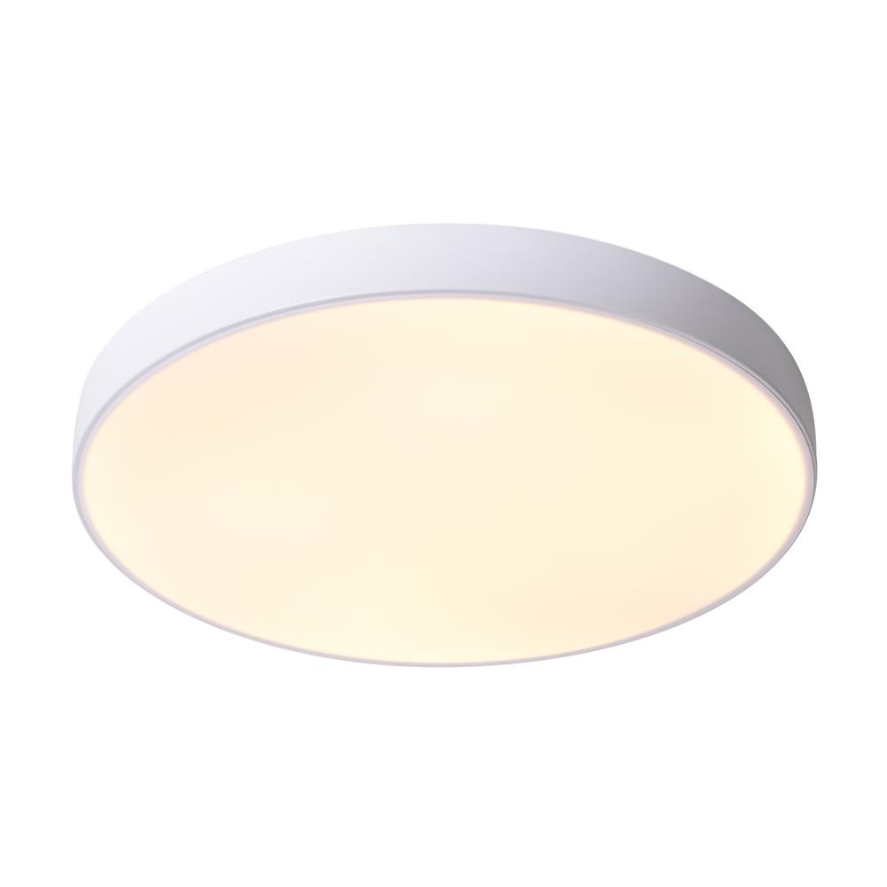Erda – Moderne LED Plafondlamp met Acryl Kap (Zwart, 40/50 cm)
