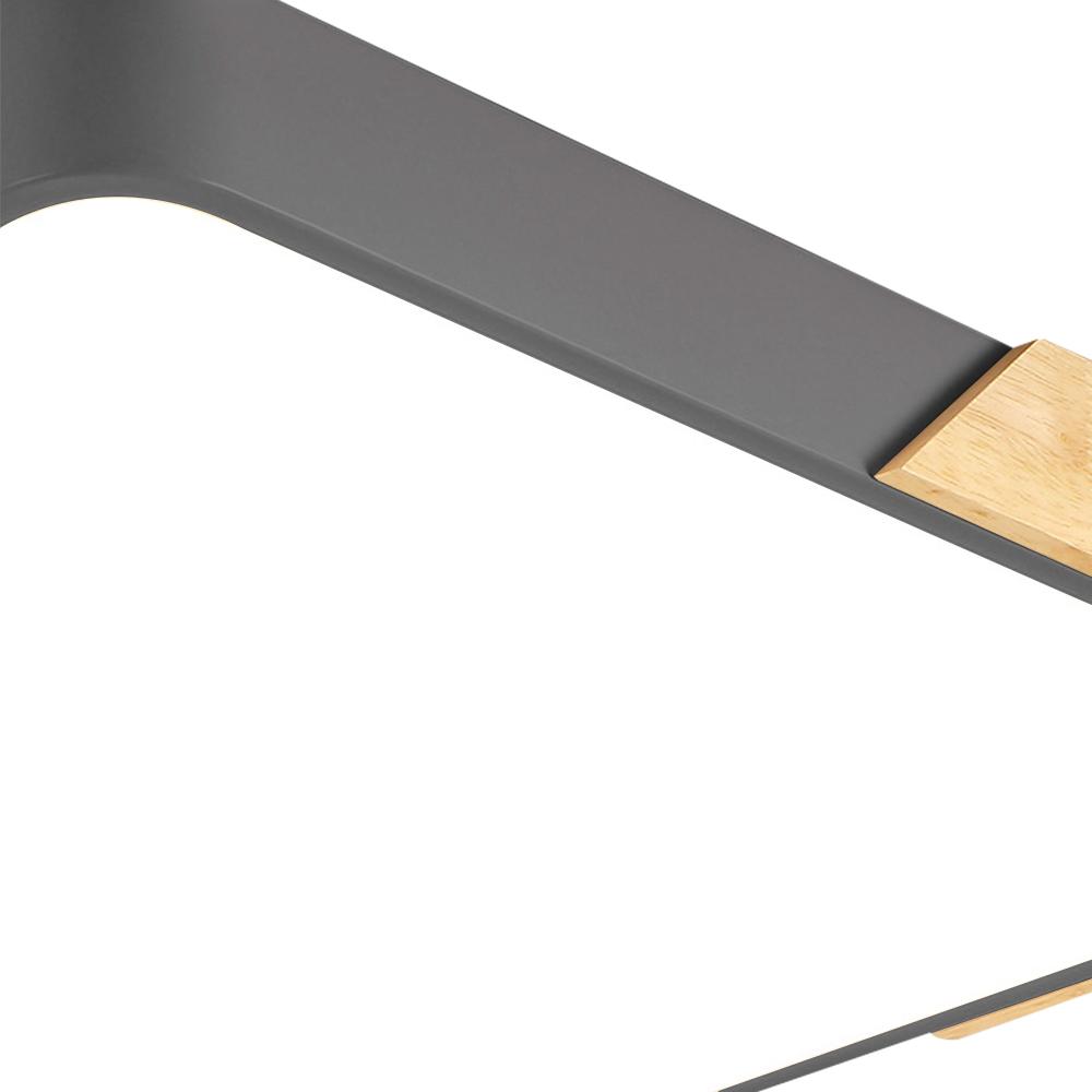 Löla – Moderne LED Plafondlamp met Hout & Acryl Diffuser