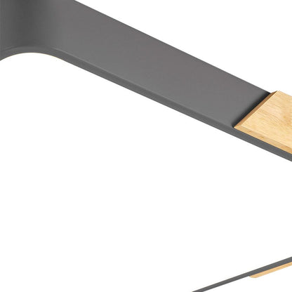 Löla – Moderne LED Plafondlamp met Hout & Acryl Diffuser