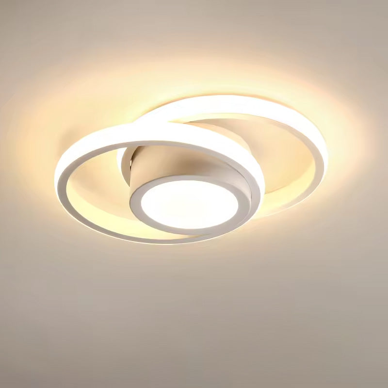 LED Plafondlamp met Dubbele Ring – Modern & Minimalistisch