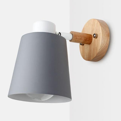 Scandinavische Wandlamp van IJzer & Hout