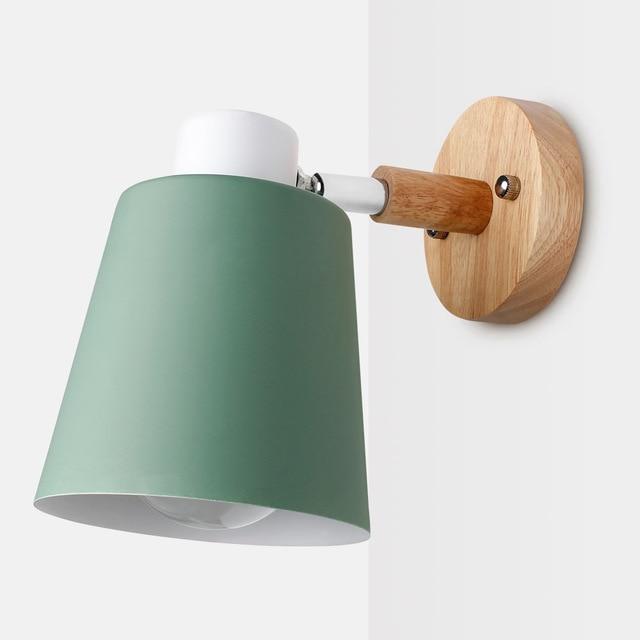 Scandinavische Wandlamp van IJzer & Hout