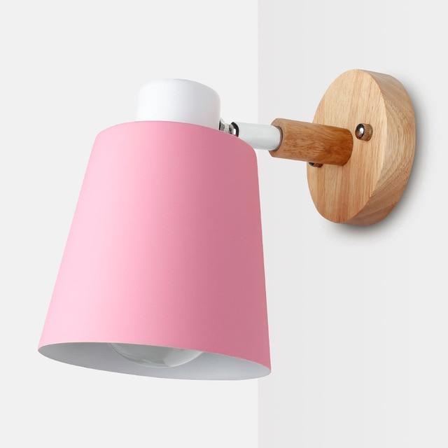 Scandinavische Wandlamp van IJzer & Hout