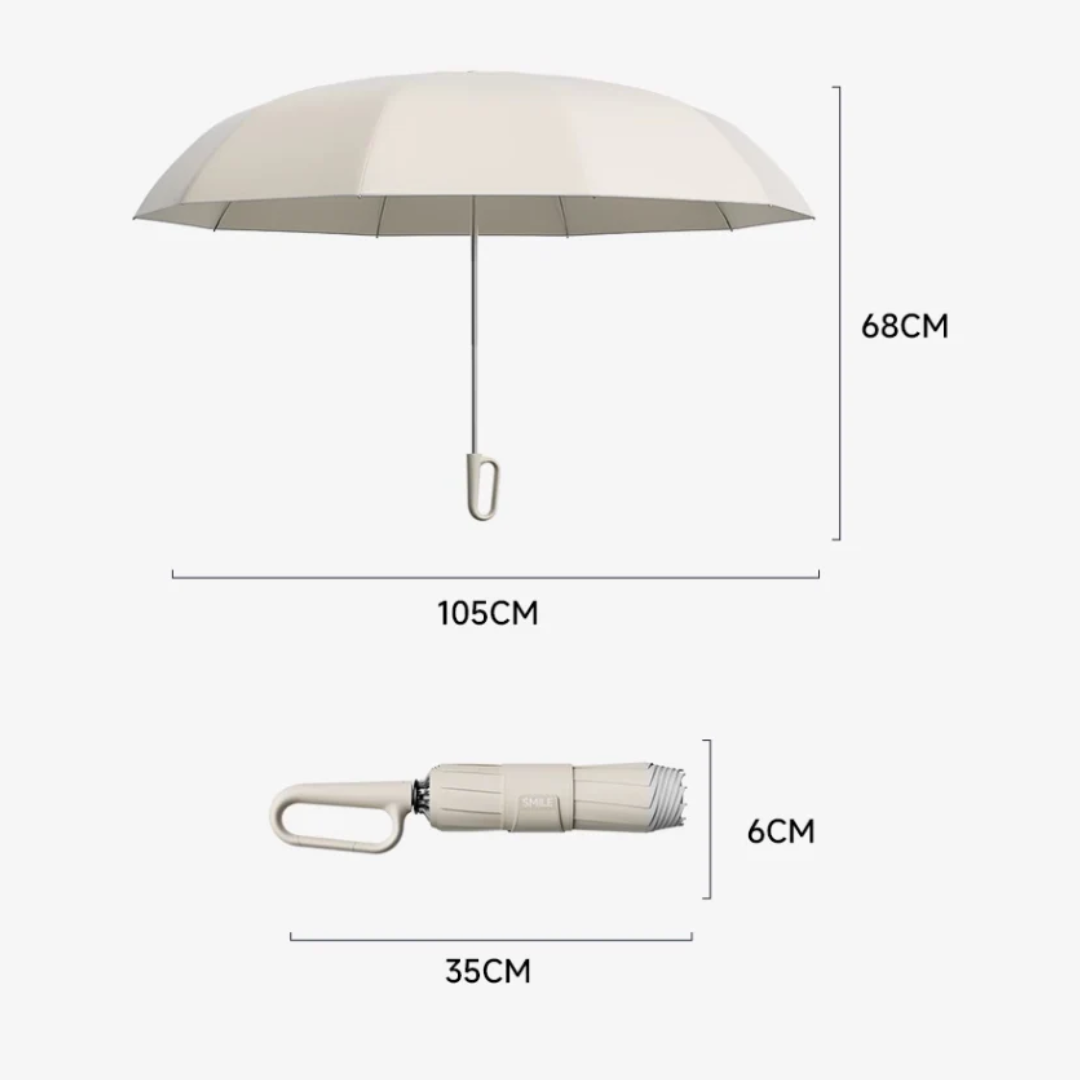 Windbestendige Reflecterende Paraplu – Waterdichte Stormparaplu voor Regen & Wind