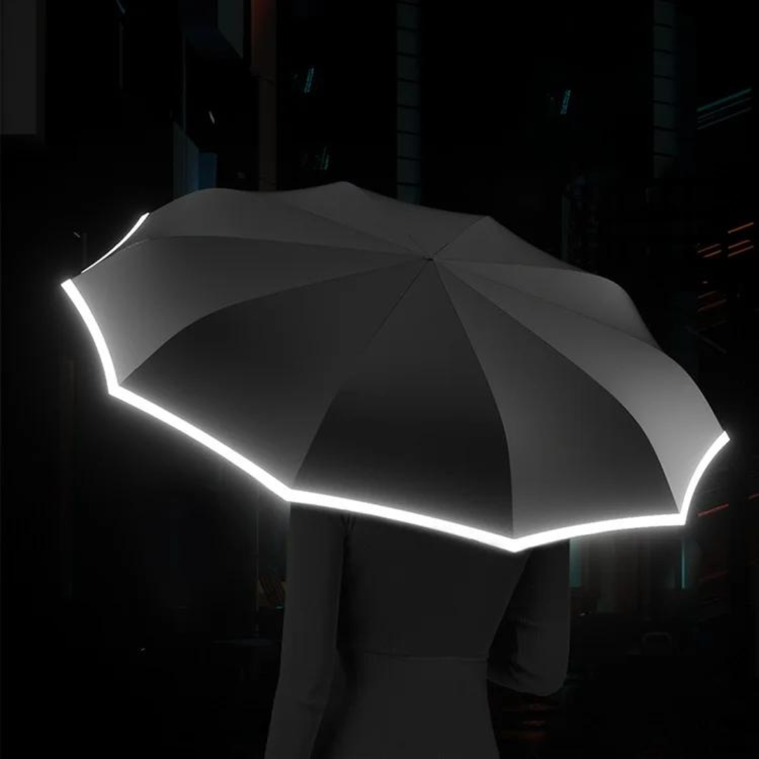 Windbestendige Reflecterende Paraplu – Waterdichte Stormparaplu voor Regen & Wind