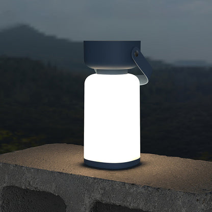 AquaGlow – Waterdichte Draagbare LED Tafellamp in Modern Cilinderontwerp