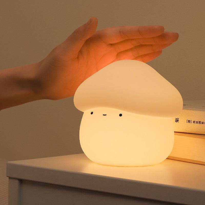 Champy - Lachende Paddenstoel Nachtlamp LED Squishy