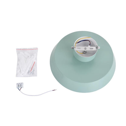 Fjërgge – Scandinavische LED Plafondlamp met Acryl Kap (Groen/Blauw, 3000K Warm Wit)